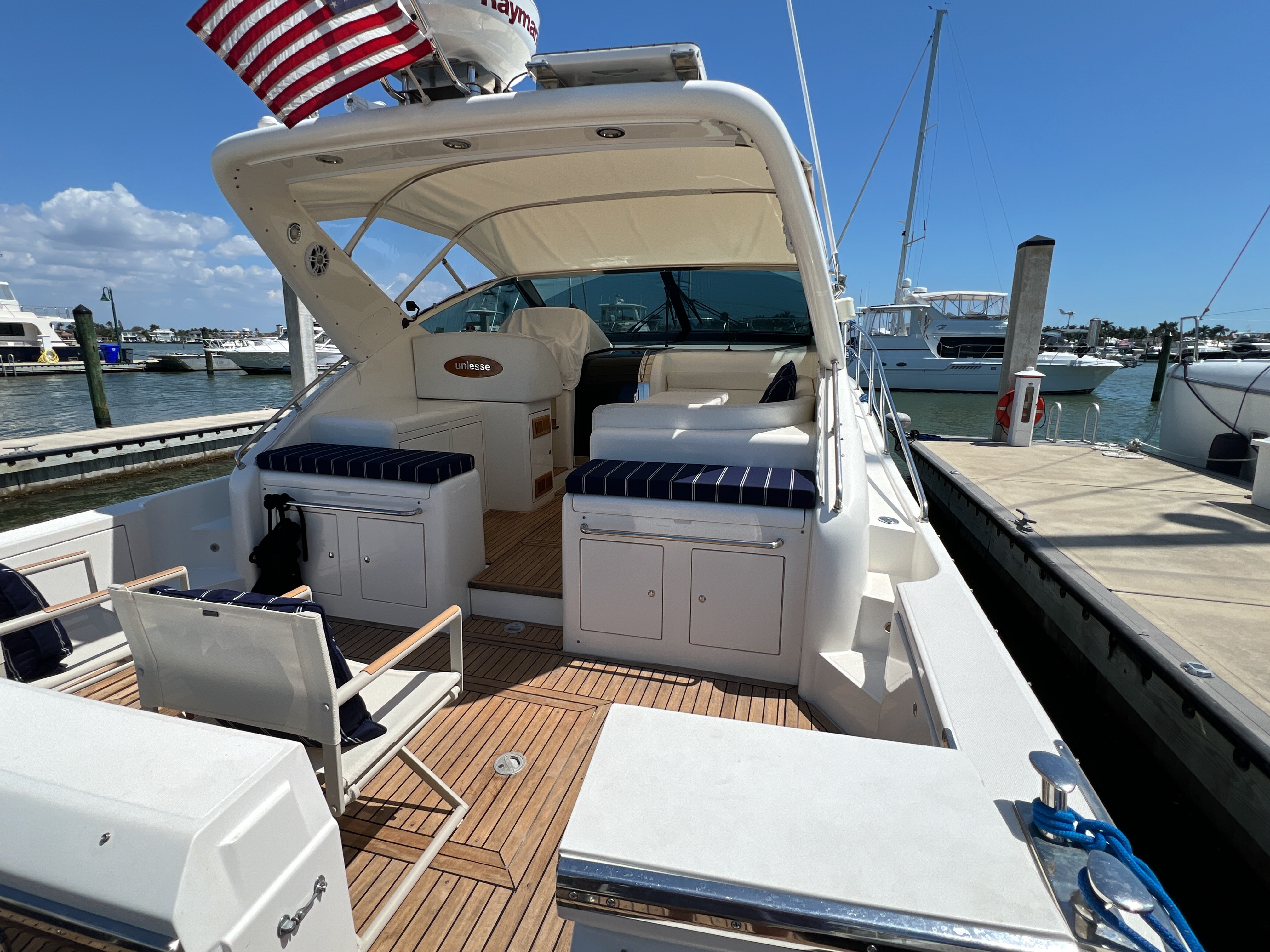 VERADA Yacht Aerial View - Naples Florida Yacht Charter