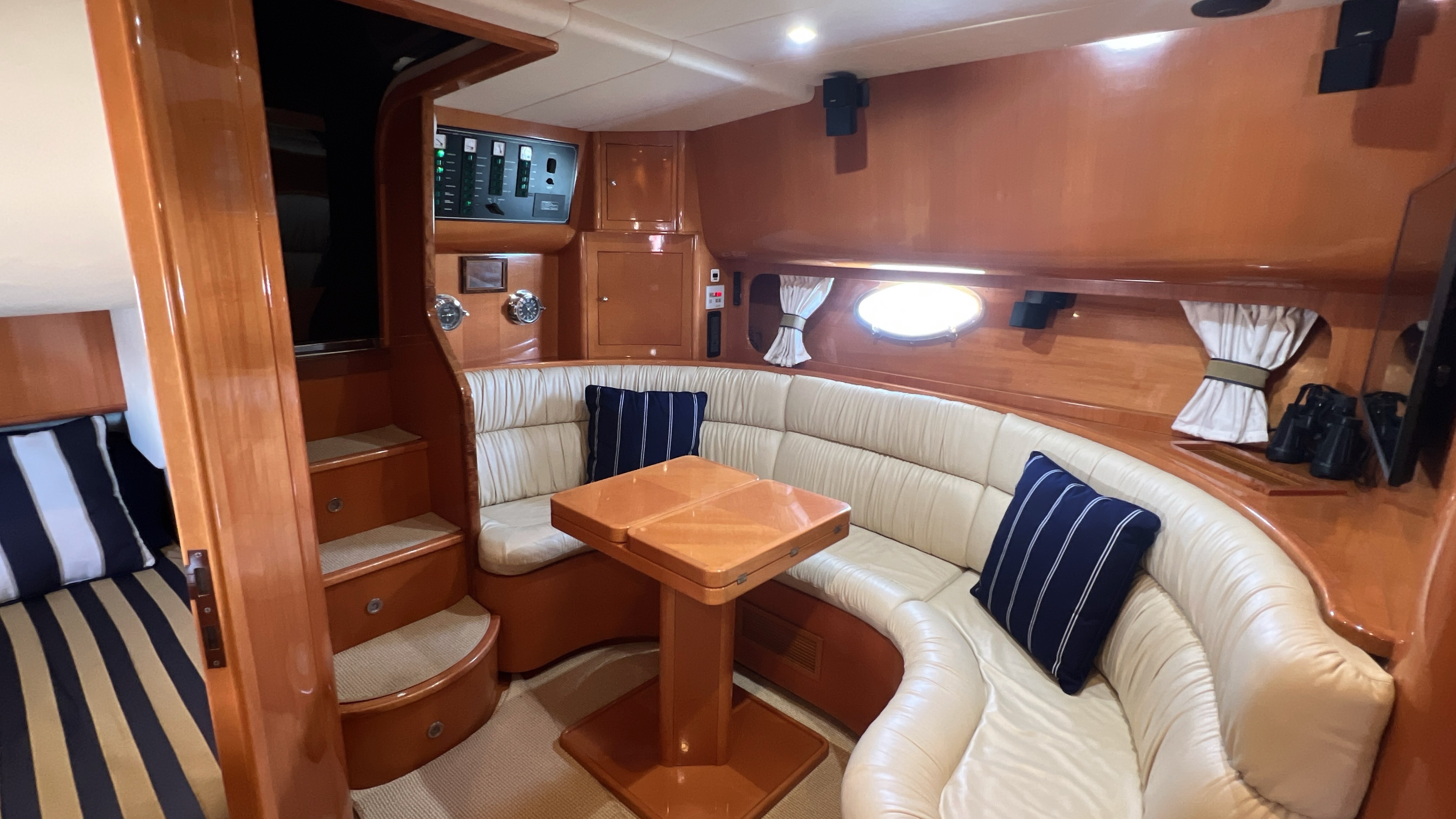 VERADA motor yacht deck and seating area - Southwest Florida boat rental
